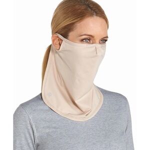 Coolibar Crestone UV Face Mask / Shield Small / Medium Unisex Brand New Beige